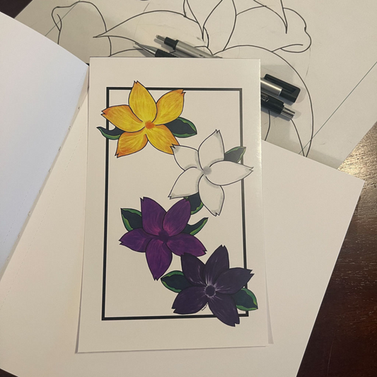 Nonbinary Bloom Print