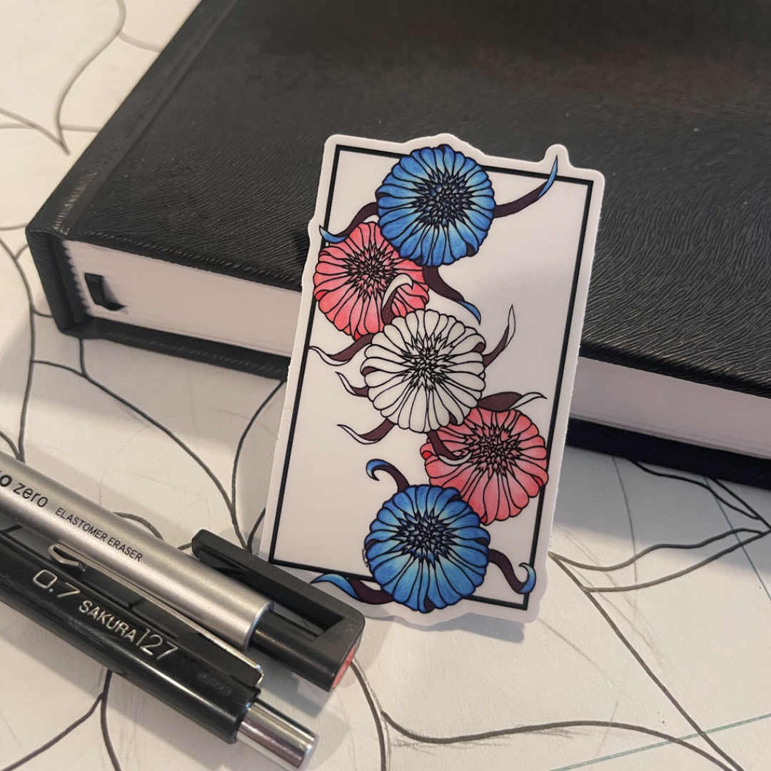 Transgender Bloom - Sticker