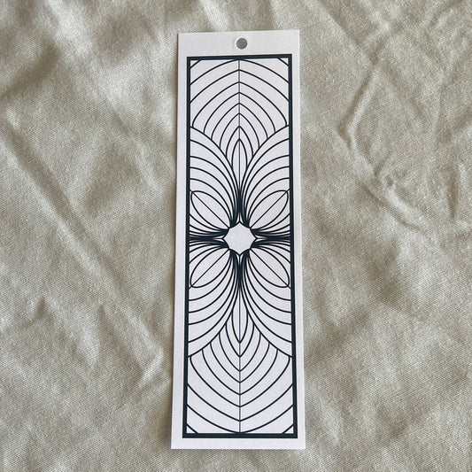 Color Your Own Bookmark - Lines