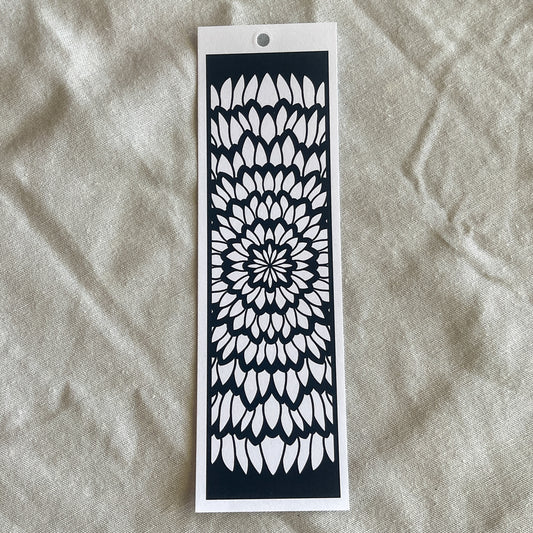 Color Your Own Bookmark - Flower