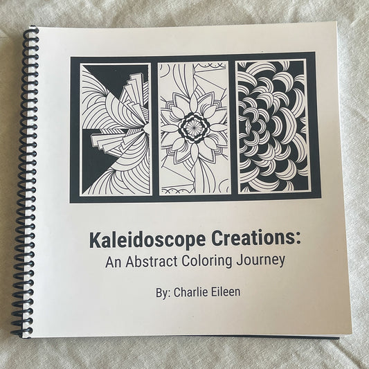 Kaleidoscope Creations: An Abstract Coloring Journey - Spiral Bound Book