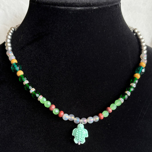 Nature Inspired Turtle Necklace