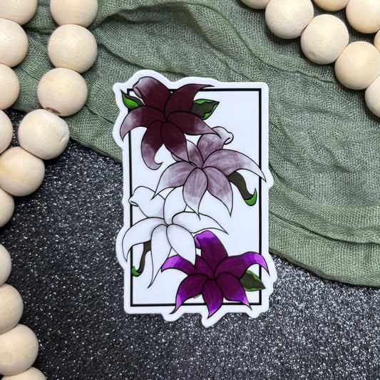 Asexual Bloom - Sticker