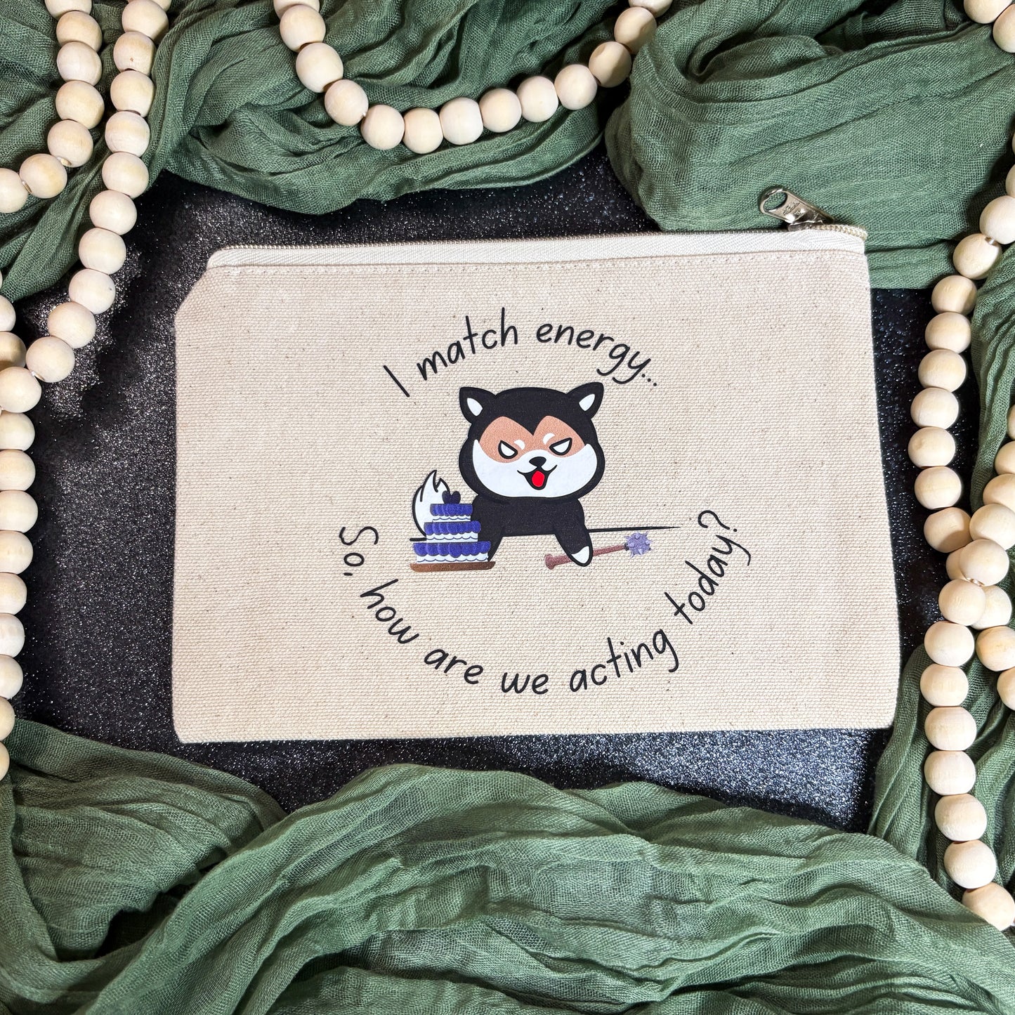 ‘I Match Energy’ Pencil Pouch