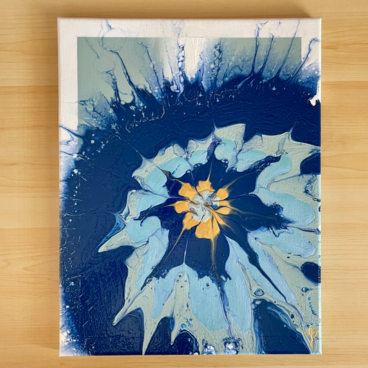 Blue Poinsettia