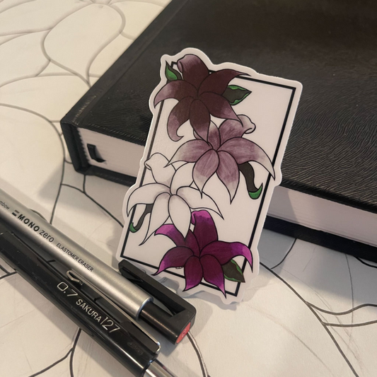 Asexual Bloom - Sticker