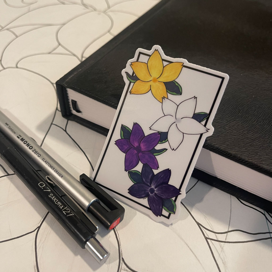 Nonbinary Bloom - Sticker