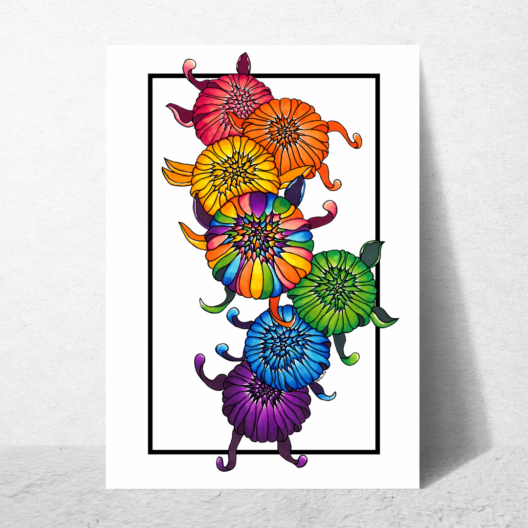 LGBTQ+ Bloom Poster