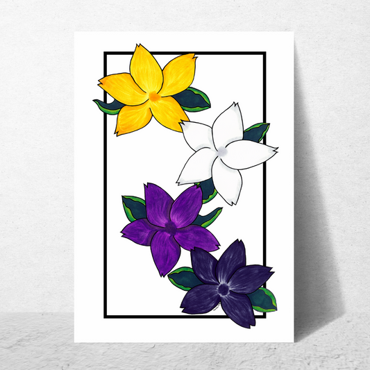 Nonbinary Bloom Poster