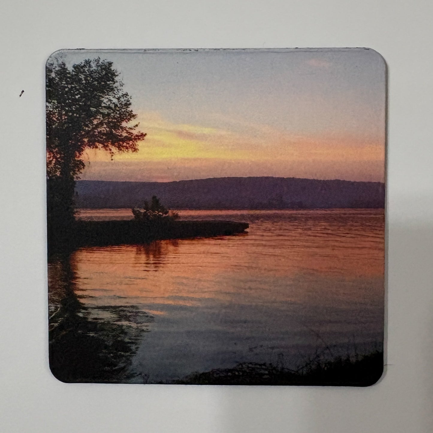 Sunset Lake Magnet