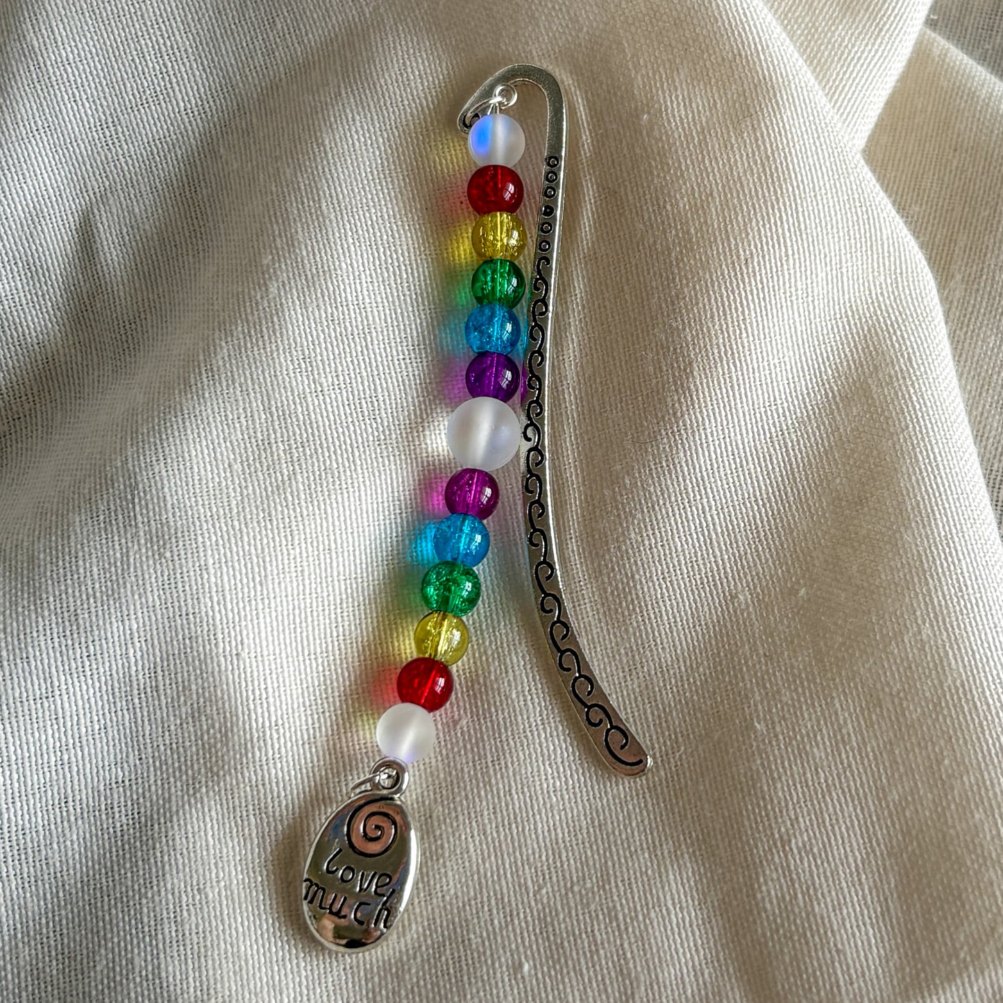 'Love Much' Pride 2025 Beaded Bookmark