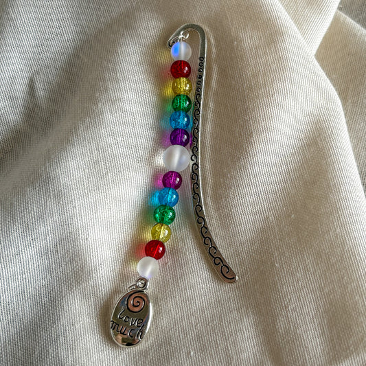 'Love Much' Pride 2025 Beaded Bookmark