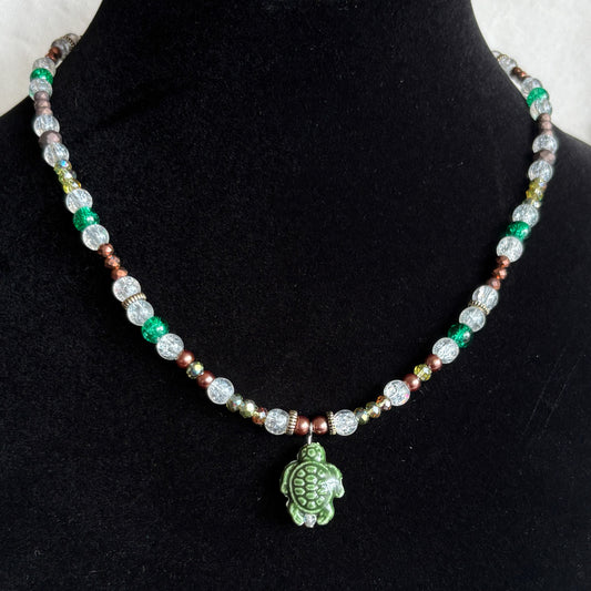 Aura Turtle Necklace