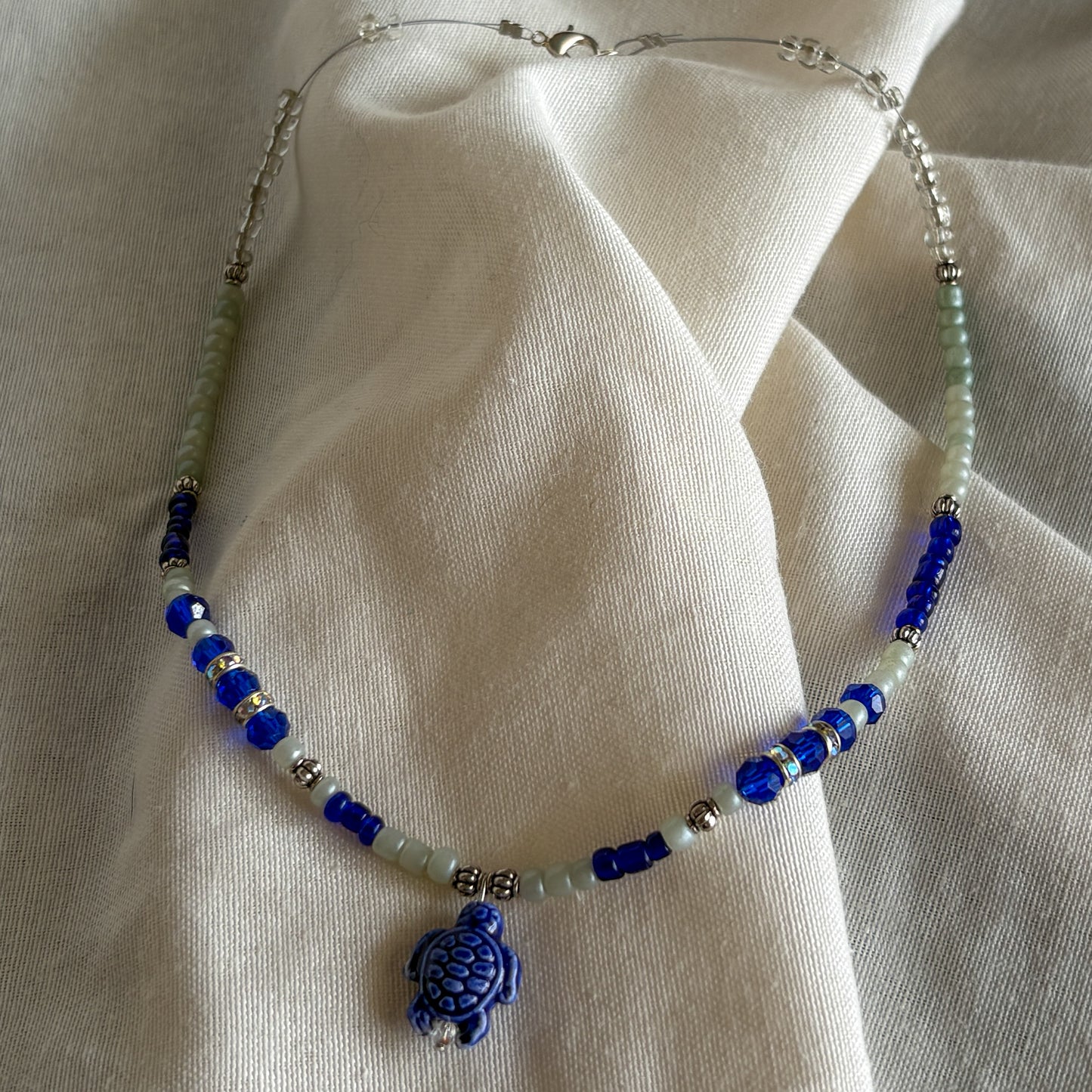 Water Inspired Turtle Necklace